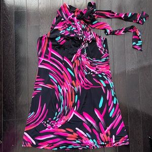 Eliza J mockneck cocktail dress